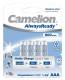 Micro-Akku CAMELION ''AlwaysReady'', NiMH, 800 mAh, Typ AAA, 4er-Blister