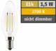 Muellerlicht ETT-1451909 LED Filament Kerzenlampe, E14, 1,5W, 150lm, 2700K, warmweiß