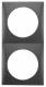 Berker 918262515 Rahmen 2fach Integro Flow anthrazit,matt