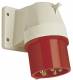 Walther-Werke 631 Walther mounted inlet angle , CEEtyp 32A 400V 5-pin red 6h IP44