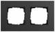 GIRA 0212226 Rahmen 2f anthrazit Esprit Linoleum-Multiplex