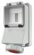 Mennekes 7129 16A4P 6H400V wall socket IP67