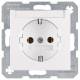 Berker 47501909 Schuko socket 4750 19 09, p.1 polar white