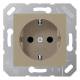 Jung CD5120BFBB SCHUKO Steckdose für Klappdeckel bruchsicher bronze-beige