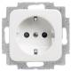 Busch Jaeger 2CKA002011A1888 Busch-Jaeger flush outlet 20 EUC-214, alpine white central panel Reflex SI
