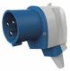 Mennekes-angle plug m kink protection, 230V 16A 3-pin 6h 1411