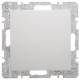 Berker 6710098989 Blindverschluss mit Zentralstück S.1/B.3 Glas pws,glänzend