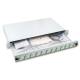 LWL-Patchpanel Spleisbox,48,3 cm ( 19 Zoll ), 24xLC-Duplex, 50/125um, OM5, ausziehbar