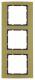 Berker 10133016 Rahmen 3fach B.3 Alu gold/anthrazit