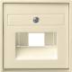 GIRA 027001 Abdeckung UAE/IAE/ISDN System 55 Cremeweiß