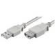 Goobay 68624 USB 2.0 Hi-Speed Verlängerungskabel - USB 2.0-Stecker (Typ A) > USB 2.0-Buchse (Typ A)