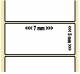 OEM-Factory Labels - Transfer 7 x 5mm, permanent, K76