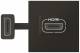 Legrand 079479L Mosaic insert HDMI Type A 2 mod with 15 cm connection cable black