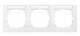 Merten MEG4031-3619 M-Pure frame 3f with horizontal label holder pws.M-Pure