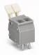WAGO 255-402/333-000 Klemmenleiste mit Fingerdrückern 0,08-2,5 qmm grau