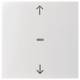 Berker 80961282 Abdeckung für Tastsensor Modul 1fach mit Pfeil-Symbol S.1/B.x weiß
