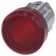 Siemens 3SU10516AA200AA0 indicator, 22mm round red lens smoothly