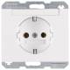 Berker 47397009 Steckdose SCHUKO mit Beschriftungsfeld K.1 polarweiß