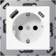Jung A1520-15CAWW SCHUKOsteckdose mit USB Typ AC