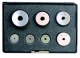 MIB Messzeuge 08088435 Thread ring gage set 7 piece 3,4,5,6,8,10,12 mm, DIN 13 6g