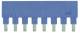 Harting Han ES Press plug-in bridge 1x8 blue lengthwise 16A pack of 5 09330009847