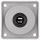 Berker 945172507 Steckdose 12V Integro grau glänzend