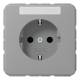 Jung CD1520NAGR SCHUKO socket label gray