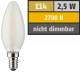 Muellerlicht ETT-1451913 LED Filament Kerzenlampe, E14, 2,5W, 250lm, 2700K, warmweiß