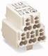 WAGO 272-122/001-000 block terminal 0.5-2.5 sqmm white