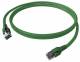 ZVK EasyLan CP1KGDGDG0075 FlexBoot Kat.6 Patchkabel Kl.EA geschirmt grün 7,5m