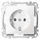 Merten MEG2401-0319 Socket outlet SK, polarwhite System M