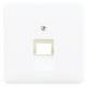 Jung CD569-1UAWW Cover for an IAE / UAE socket, CD 569-1 UA WW alpine white