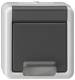 Gira 041430 041 430 SCHUKO socket KS WG AP, gray