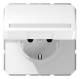 JUNG CD1520BFNAKLWW SCHUKO socket m.Klappd.16A 250V CD alpine white