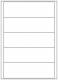 OEM-Factory Labels Sheets A4, 190 x 58mm, perm.