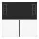Jung A4093TSAWW KNX key set for comfort controller, 