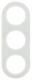Berker 10132009 Rahmen 3fach Serie R.Classic Glas polarweiß