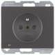 Berker 6765107006 Steckdose mit Schutzkontakt+LED K.1 anthrazit matt
