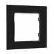 Shelly · Flush-mounted accessories · “Wall Frame 1” · Wall switch frame · 1-gang · Black