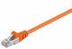 Goobay 93455 CAT 5e patch cable, F/UTP, orange - CCA copper mixture