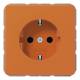 JUNG CD1520BFO SCHUKO socket 16A 250V, CD orange