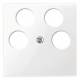 Merten 296519 Central plate for Ankaro , 4-way