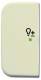 Busch Jaeger 2CKA006220A0095 BJ 6234-21-212 Rocker left 2-way dimmer Busch-free@home white