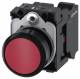 Siemens 3SU11000AB203CA0 Drucktaster 22mm rund rot Druckknopf 1Ö