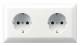 Jung AS1522BFWW Kabel-Kanal-SCHUKOSteckdose 2fach alpinweiß
