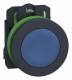 Schneider Electric XB5FA61 Schneider Drucktaster komplett Flush Kunststoff blau 30mm 1S IP69K