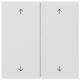 GIRA 5387112 rocker 2f arrows surface switch pure white