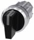 Siemens 3SU10522BM100AA0 SIEM 3SU1052-2BM10-0AA0 Toggle switch, metal, high-gloss, black