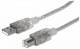 MANHATTAN 333405 Hi-Speed USB-B Anschlusskabel USB 2.0, Typ A Stecker - Typ B Stecker, 480 Mbps, 1,8 m, Silber