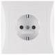 Berker 47228989 SCHUKO socket outlet with cover plate S.1 polar white glossy